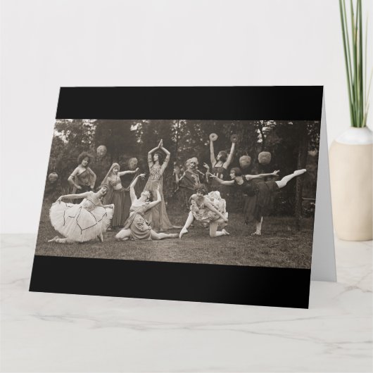 野生の女性のダンス1924年 カード (正面)