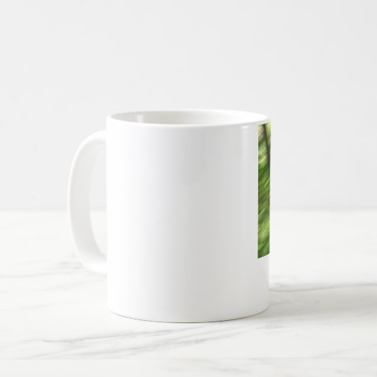 野生の女性は青を得ません コーヒーマグカップ (正面左)