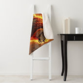 野生の威光ライオン強力な溶岩プレデターを火災 シェルパブランケット (インサイチュ)