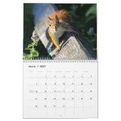 野生の小さい生き物 カレンダー (3月 2027)