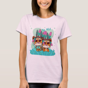 野生の小さなトラ Tシャツ