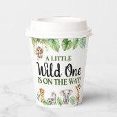 野生の小さな人が途中の紙カップ 紙コップ (裏面)