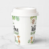 野生の小さな人が途中の紙カップ 紙コップ (右)