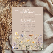 野生の少女の赤ちゃんシャワーの招待 招待状