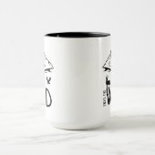 野生の山々への荒野の愛 マグカップ (中央)