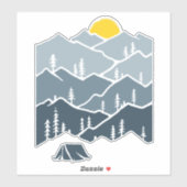 野生の山テントキャンパー シール (シート)