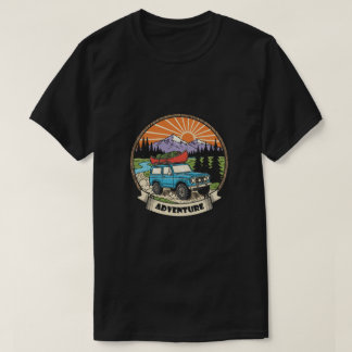 野生の山岳探検家冒険Tシャツ Tシャツ
