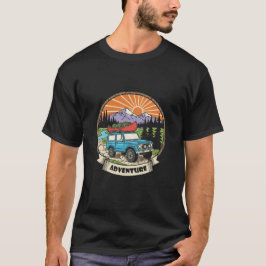 野生の山岳探検家冒険Tシャツ Tシャツ