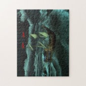 野生の嵐のような海のパズル ジグソーパズル (縦)