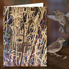 野生の巣のカード カード