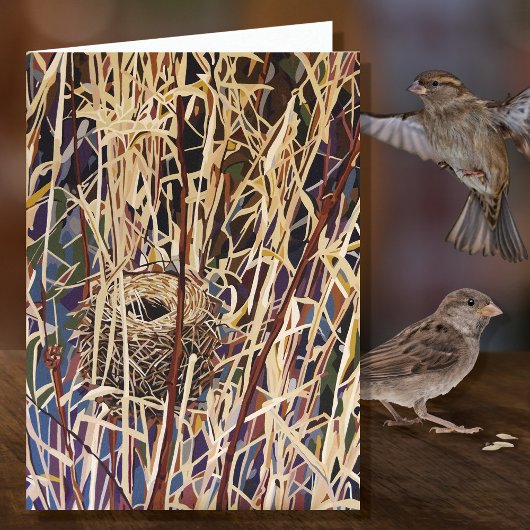 野生の巣のカード カード