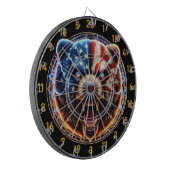 野生の帯電クマの精神 ダーツボード (正面左)