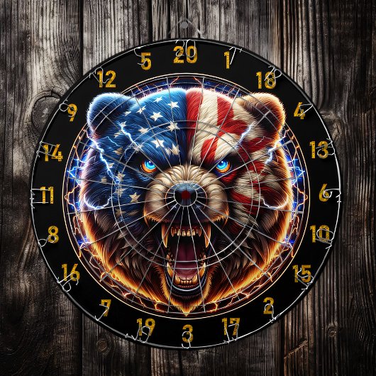 野生の帯電クマの精神 ダーツボード