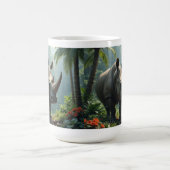 野生の強さ: Rhino Mug コーヒーマグカップ (中央)