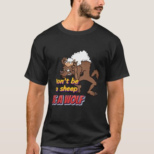"野生の心に濡れたファッション!" Tシャツ (正面)