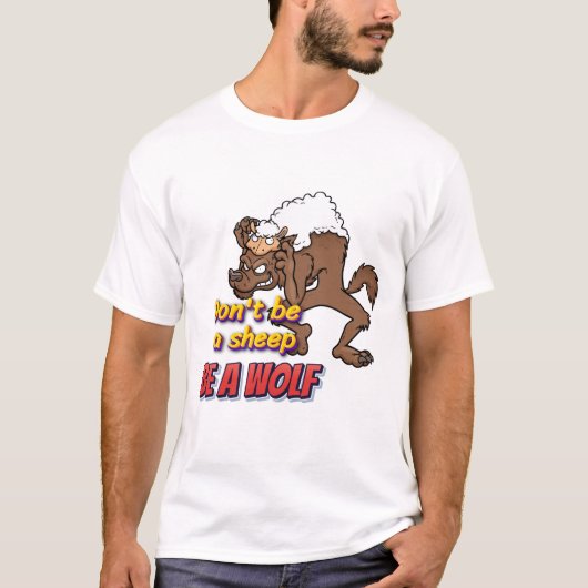 "野生の心に濡れたファッション!" Tシャツ (正面)
