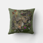 野生の心のユニコーン クッション (裏面)