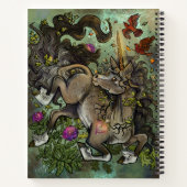 野生の心のユニコーン ノートブック (裏面)