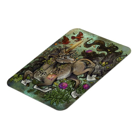 野生の心のユニコーン マグネット (左側)