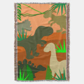 野生の恐竜 スローブランケット (正面縦)