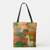 野生の恐竜 トートバッグ (裏面)