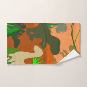 野生の恐竜 バスタオルセット (ハンドタオル)