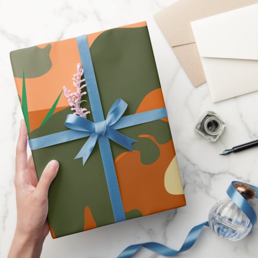 野生の恐竜 ラッピングペーパー (ギフト)