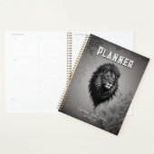 野生の恵み:ライオンの印象的なポートレート プランナー手帳 (ディスプレー)