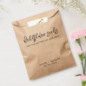 野生の愛の野生の花の種結婚の紙吹雪 フェイバーバッグ (封をした状態)