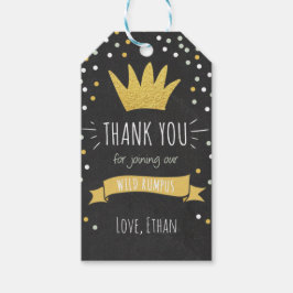 野生の感謝していもの好きギフトラベルクラウンボーイ ギフトタグ