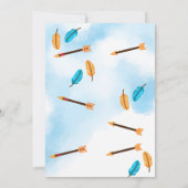 野生の最初の誕生日の少年 招待状 (裏面)