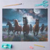 野生の月馬 薄葉紙 (クラフト)