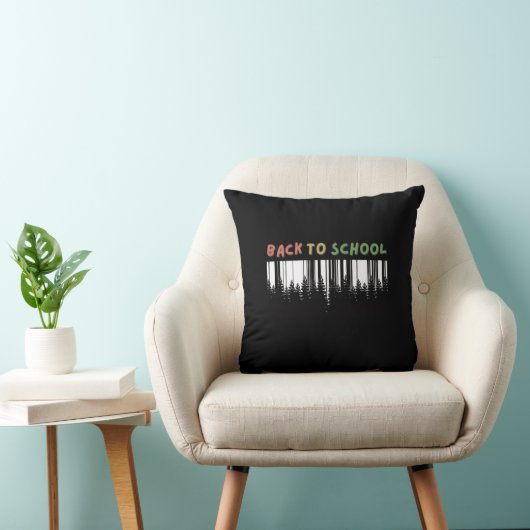 野生の木のtouchを持つ新学期 クッション (椅子)