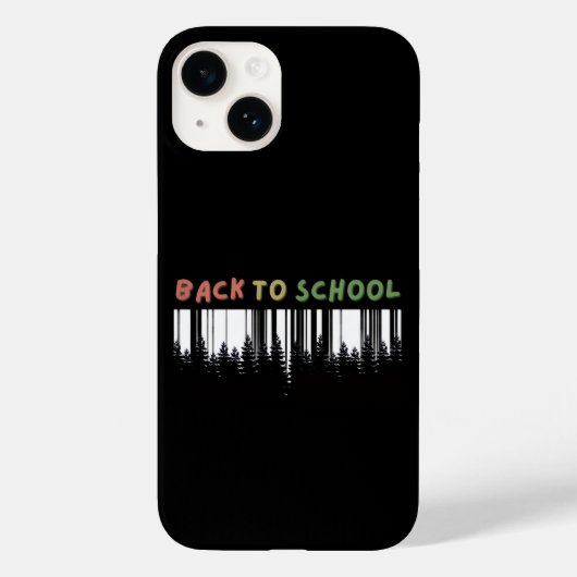 野生の木のtouchを持つ新学期 Case-Mate iPhoneケース (裏面)