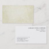 野生の木製の白い背景 名刺 (正面/裏面)