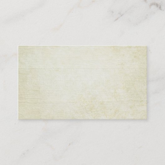 野生の木製の白い背景 名刺 (正面)