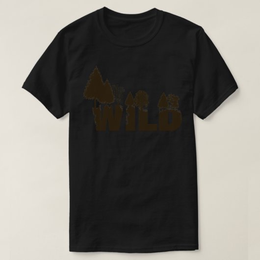 野生の木 Tシャツ (デザイン正面)