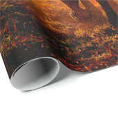 野生の来コニランニングクの馬 ラッピングペーパー (ロールコーナー)