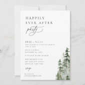 野生の松の森は幸いにもパーティー 招待状 (正面)