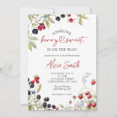 野生の果実の赤ちゃんシャワー 招待状 (正面)