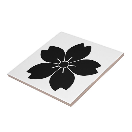 野生の桜 タイル (側面)