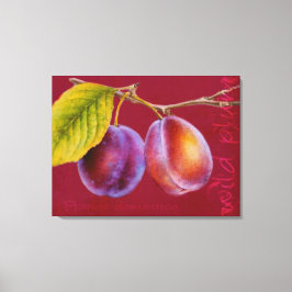 野生の梅 – Prunus domestica canvas art (rich red) キャンバスプリント
