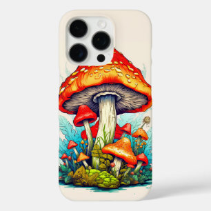 野生の森のキノコ iPhone 16 PROケース
