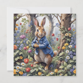 野生の森のピーターうさぎ カード