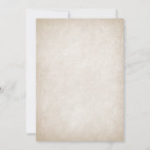 野生の森の動物 2歳の誕生日 招待状 (裏面)