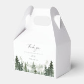 野生の森の松結婚の感謝 フェイバーボックス (正面サイド)