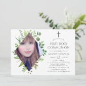 野生の森の緑の最初の聖餐式 招待状 (スタンド正面)