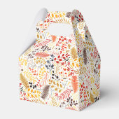 野生の森の花シダの葉結婚の フェイバーボックス (裏面サイド)