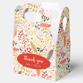 野生の森の花シダの葉結婚の フェイバーボックス (オープン)