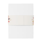 野生の森の花シダの葉結婚の 招待状ベリーバンド (裏面例)